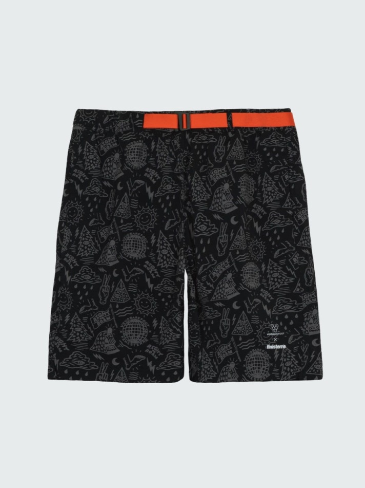 Finisterre Męskie Short Czarny