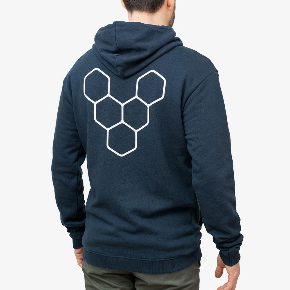 Rapanui Hoody Męskie Marynarka wojenna